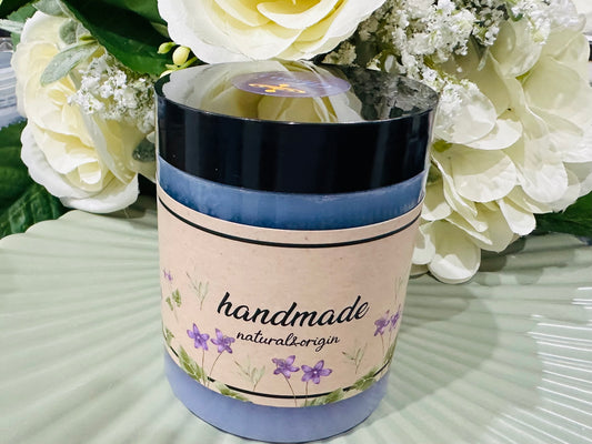 Scented Violet Body Scrub  250ML - ‘Violetta’