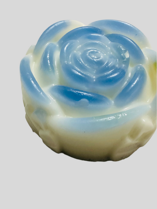 Scented Rose Shaped Handcrafted Soap Bar  x2