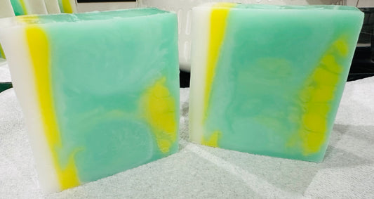 Scented Three Layer Marble Effect Handmade Soap Bar