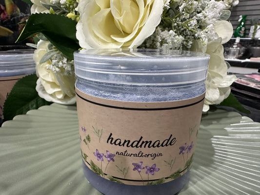 Scented Violet Body Scrub 340ML - ‘Violetta’