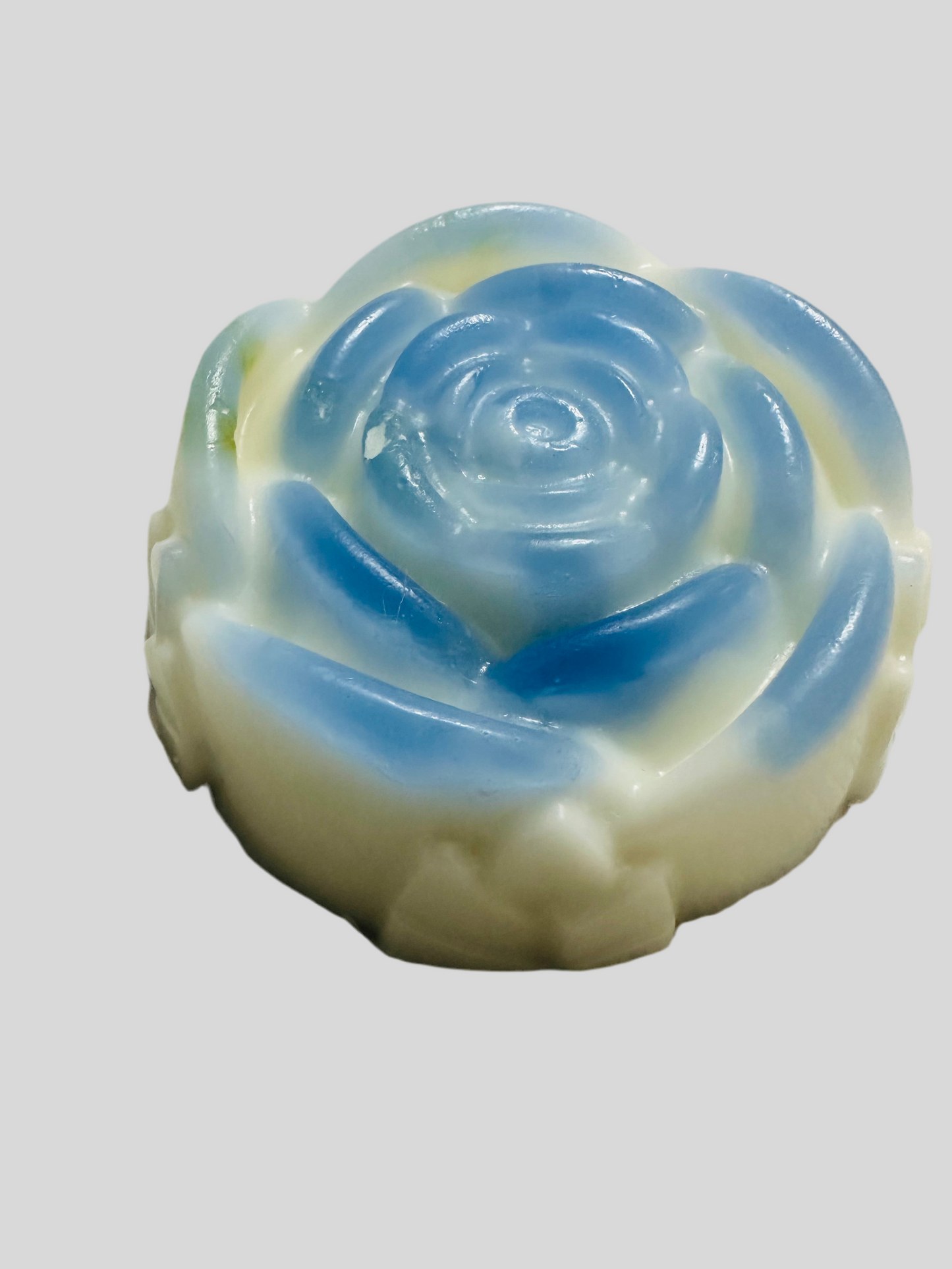 Scented Rose Shaped Handcrafted Soap Bar x2