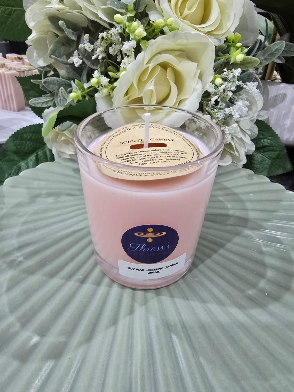 JASMINE SOY WAX CANDLE 200ML