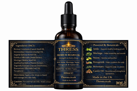 Thress hair growth beard oil