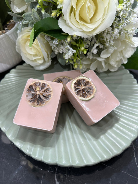 Coffee colour scented x 3 soap bar