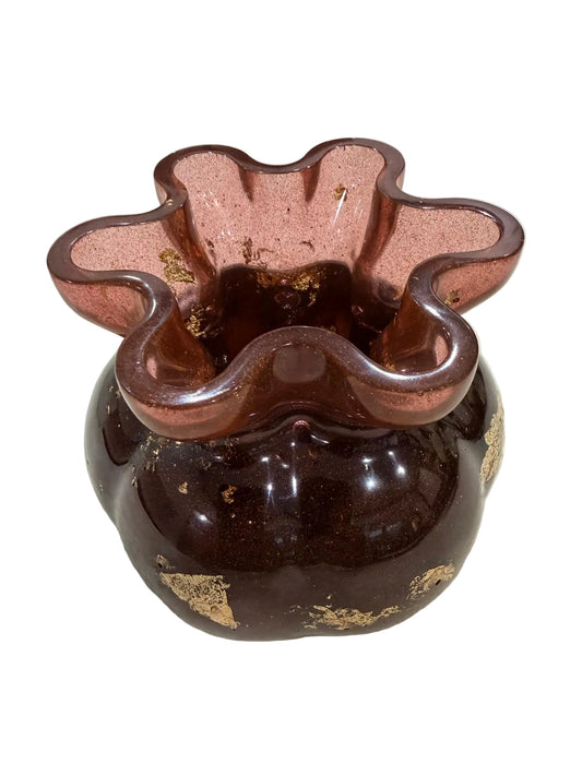 Mocha Luxe Decorative Vase