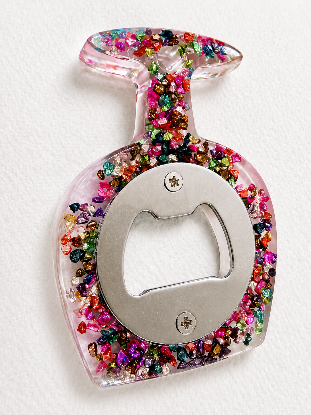 ✨ Multicoloured Coloured Resin Bottle Opener