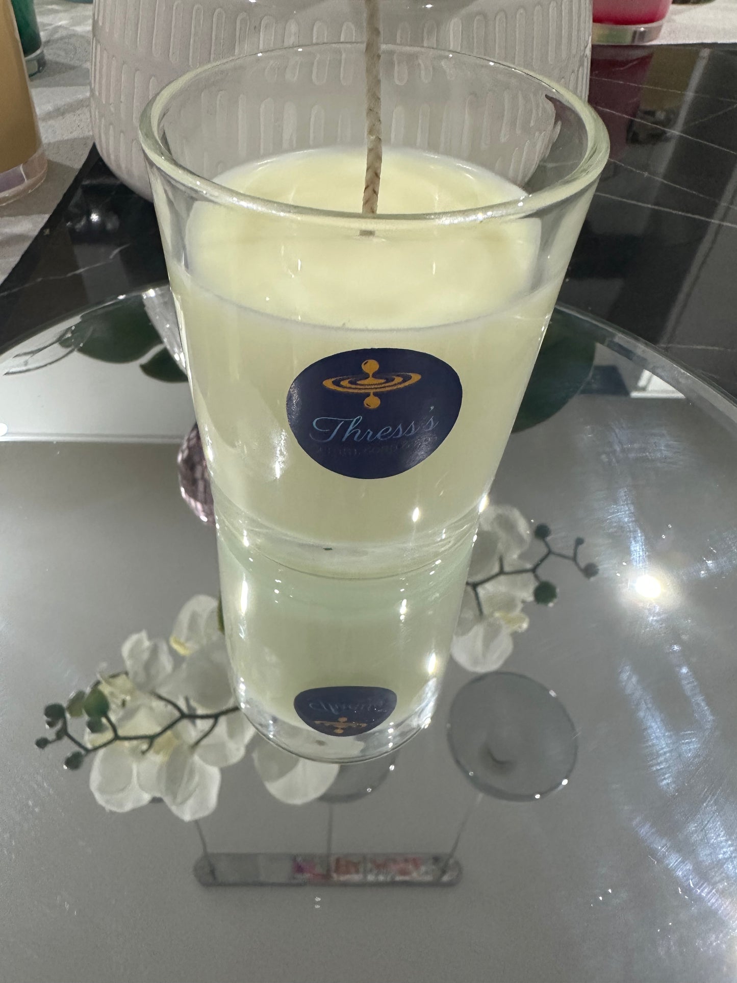 Soy wax scented candle- Sweet orange & pineapple 200ml