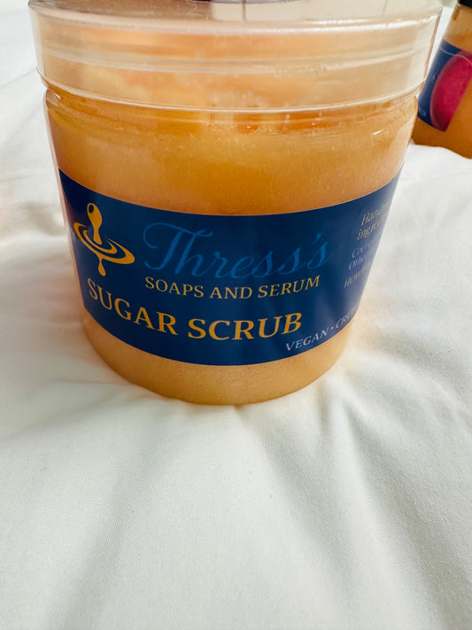 Scented Orange Body Scrub -  340ML ‘Peacherella’
