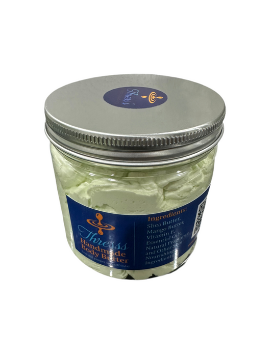 Jasmine & Rose Scented Shea butter whip 150ML Green Glow