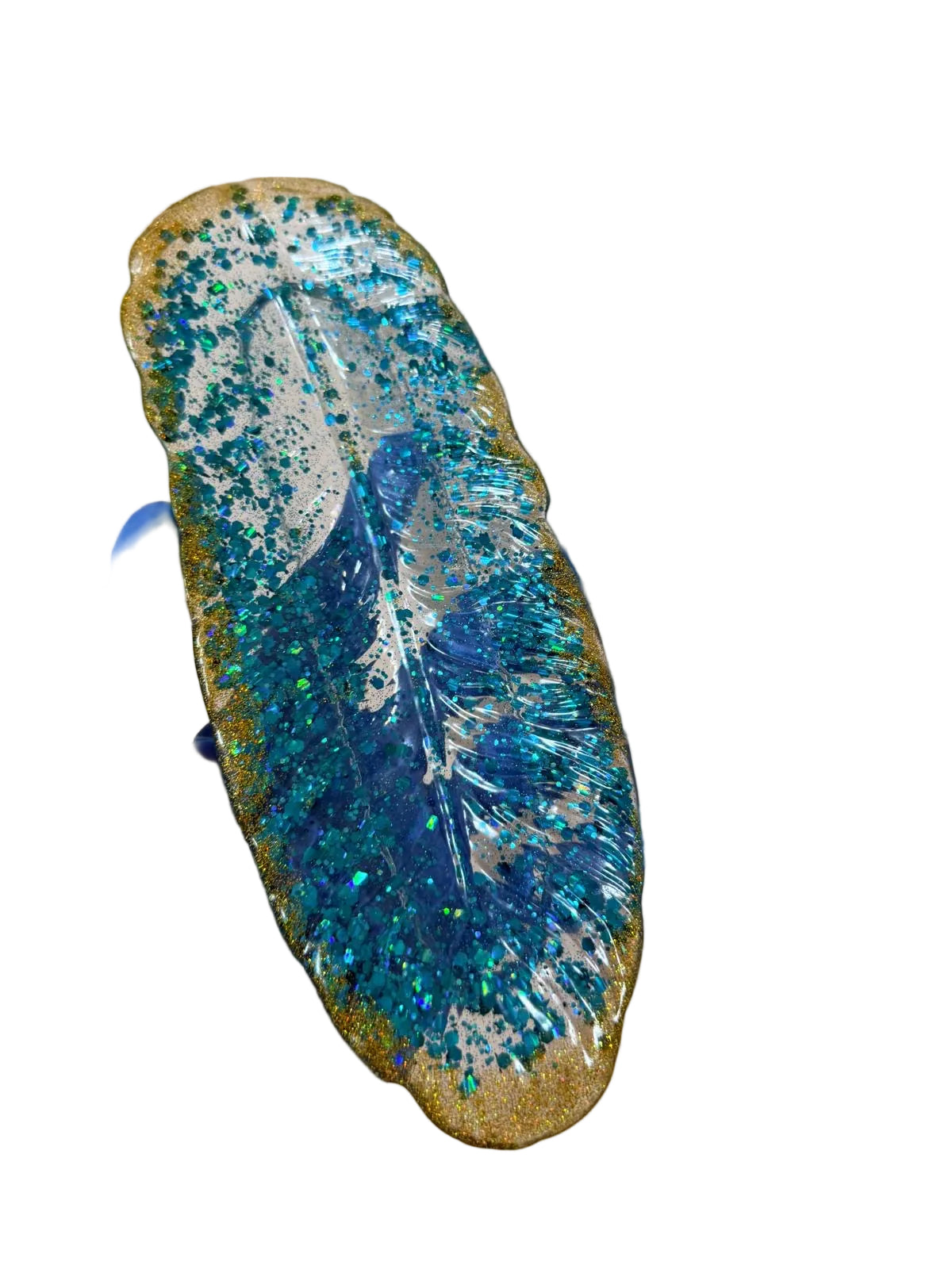 Ocean Jewel Leaf Trinket Tray