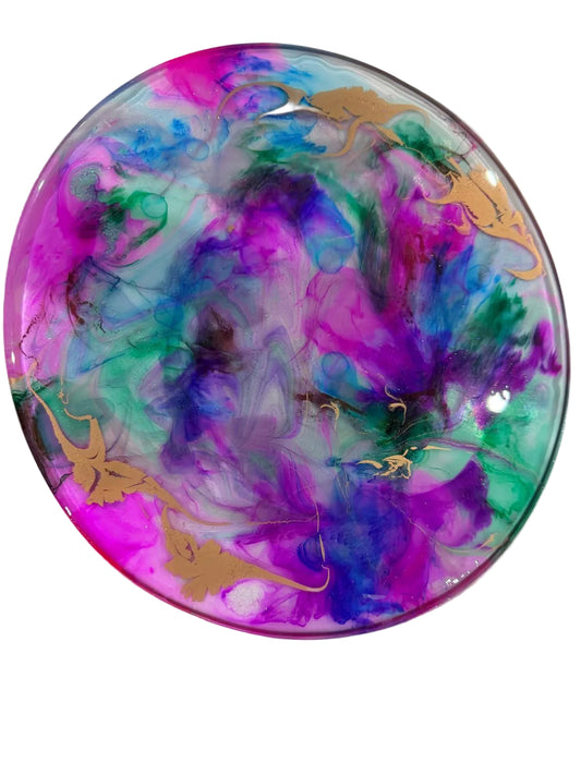 ✨ Aurora Dreams Resin Art Tray ✨