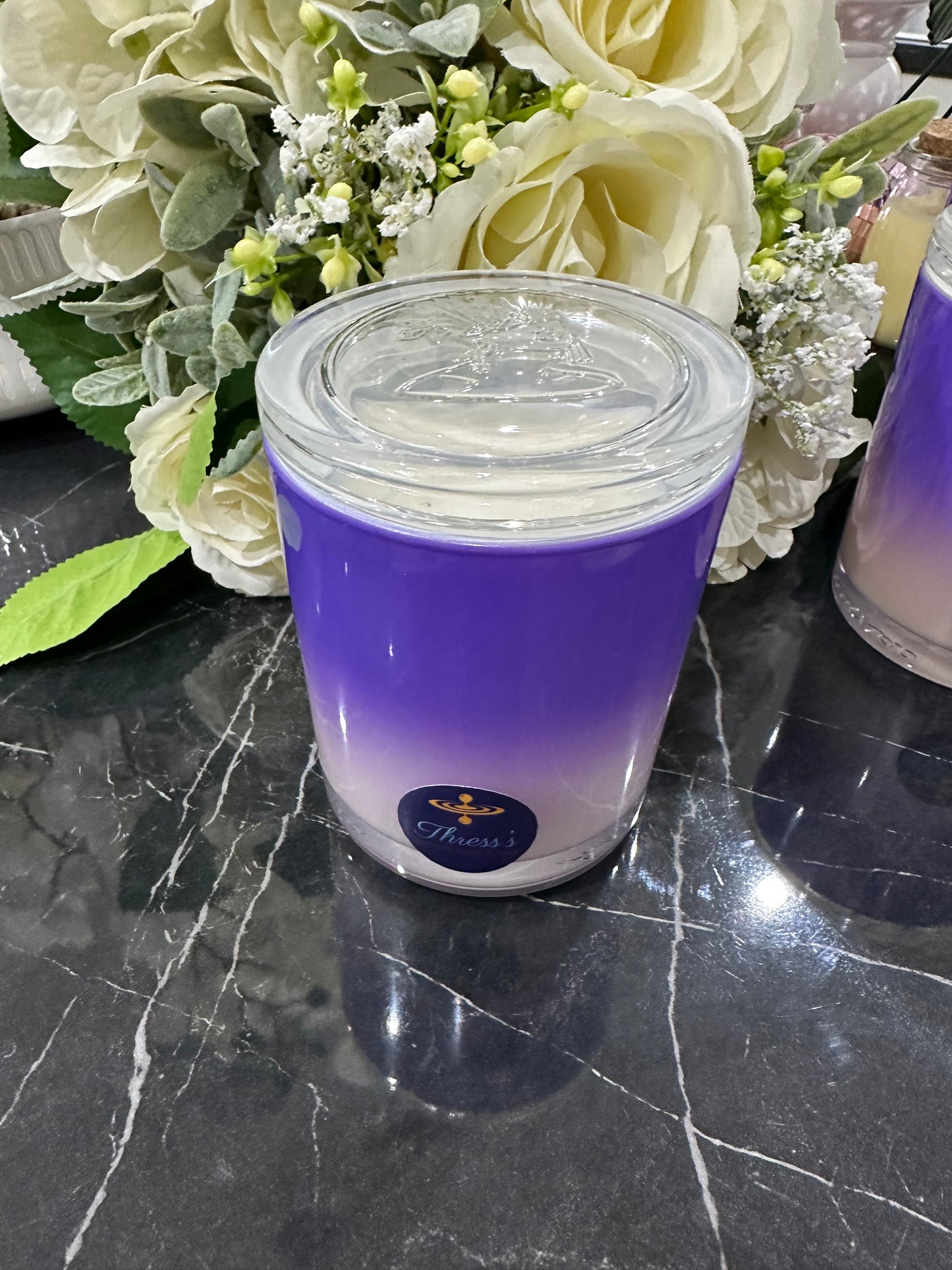 Lemon and sandalwood soy candle 411ML
