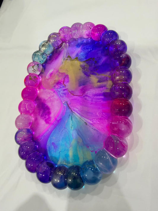 ✨ Galaxy Bloom Resin Tray ✨