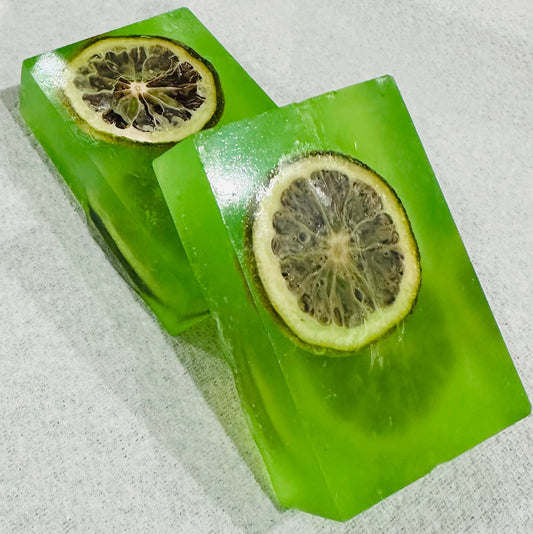 Invigorating Lime Segment Handmade Soap Bar