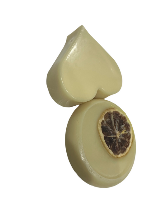 Lemon scented Goat Milk Soap Bars (twin set)