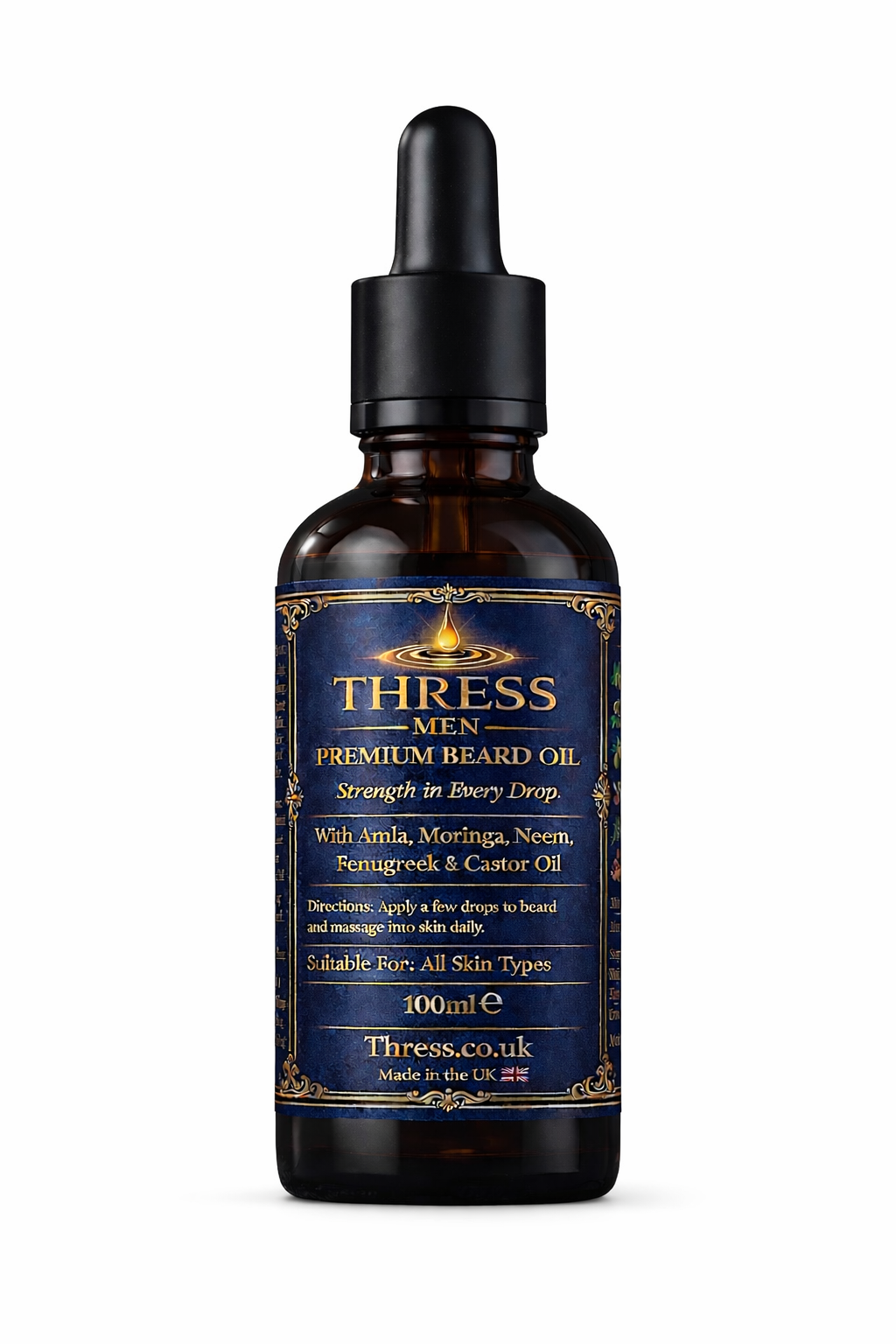 Thress hair growth beard oil