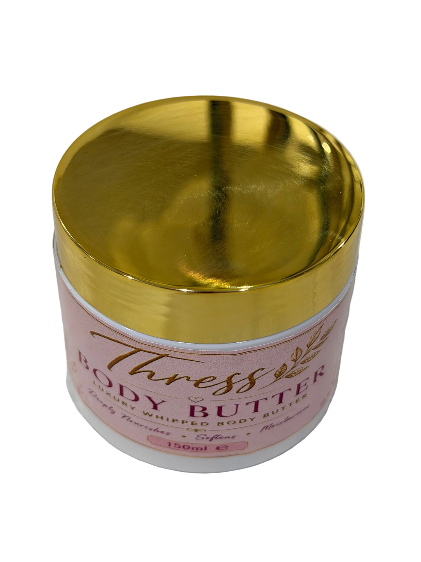 Jasmin & Rose Scented Shea Body Butter Whip 150ML - ‘GREEN GLOW’