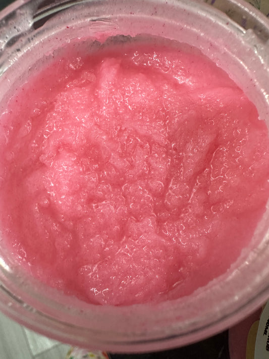 Scented Bright Pink Body Scrub 340ML - ‘Pinkerella’
