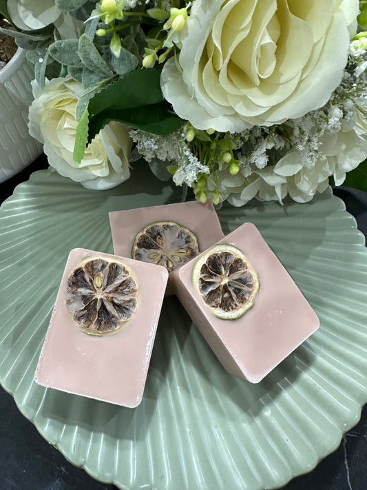 Coffee colour scented x 3 soap bar