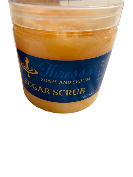 Scented Orange Body Scrub -  340ML ‘Peacherella’