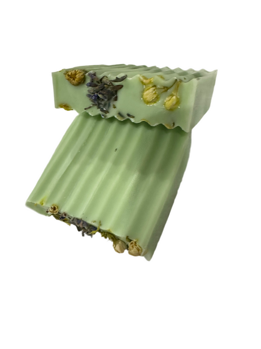 Scented Pistachio Inspired Handcrafted Soap Bar