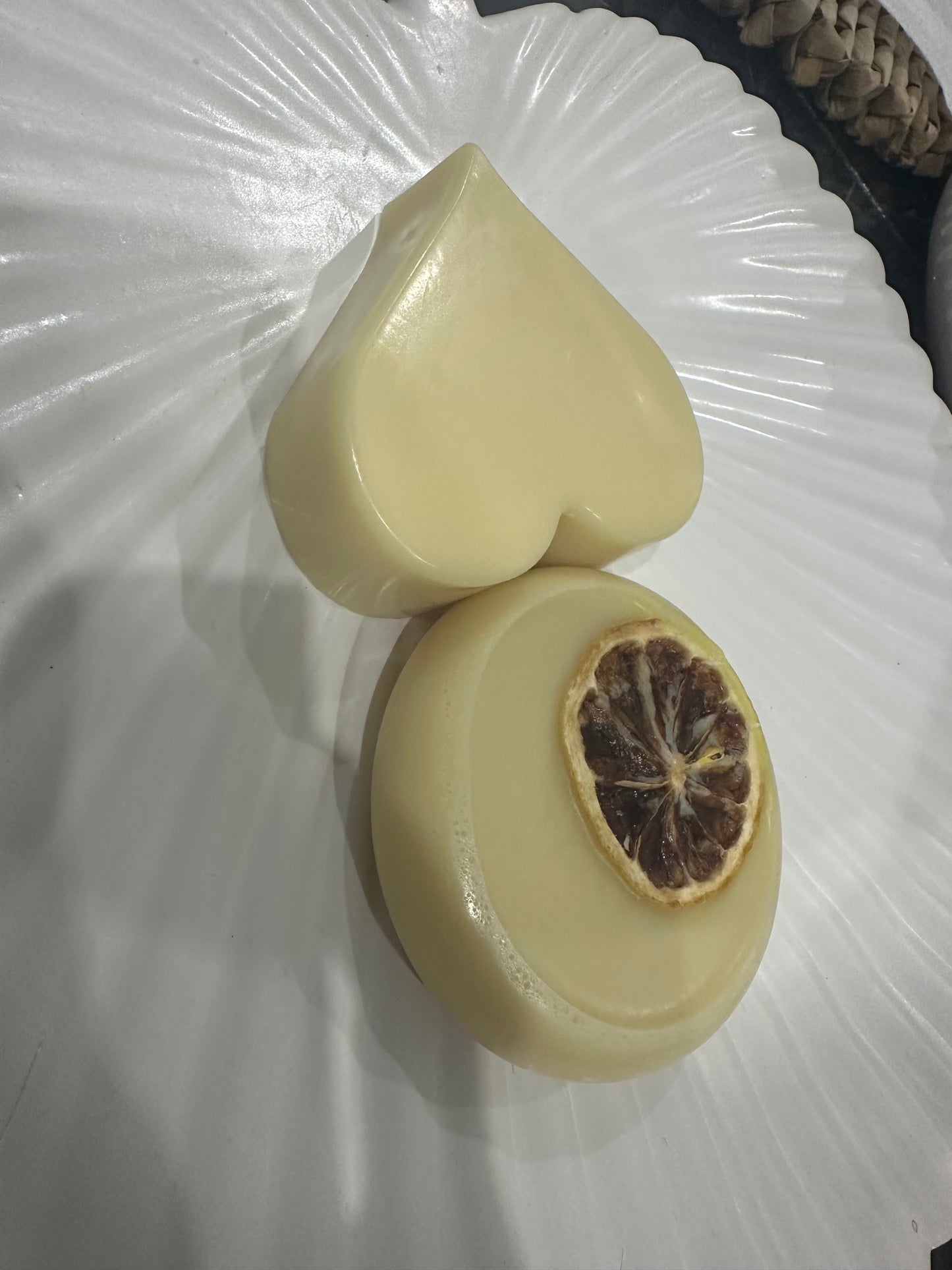 Lemon scented Goat Milk Soap Bars (twin set)