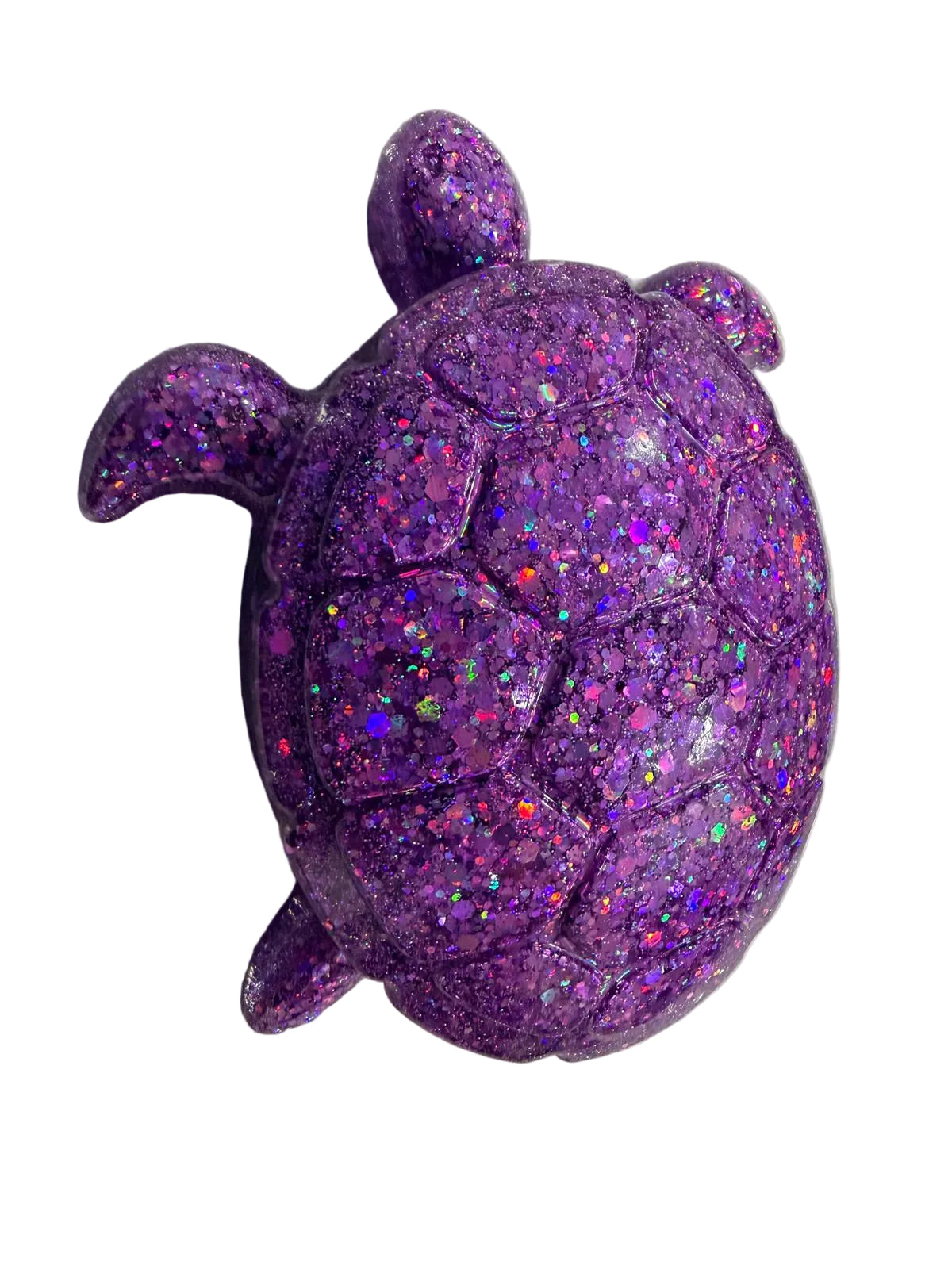 Amethyst Glow Turtle Trinket Dish