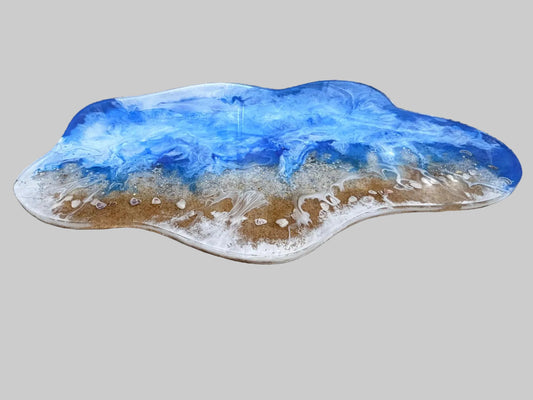 Coastal Wave Resin Centerpiece