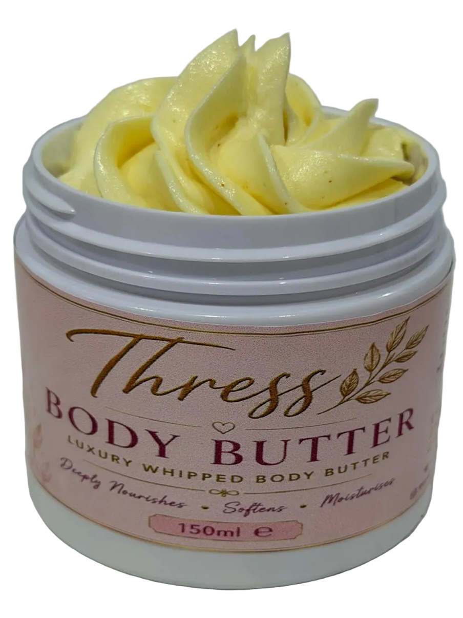 ✨ THRESS Turmeric Body Butter FOR A GLOWING SKIN✨

Ready to give your skin the love it deserves? 💛
