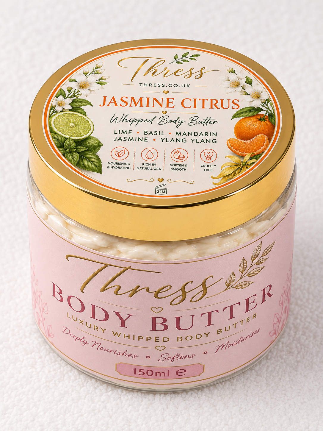 ✨ JASMINE CITRUS WHIPPED BODY BUTTER ✨150 ml