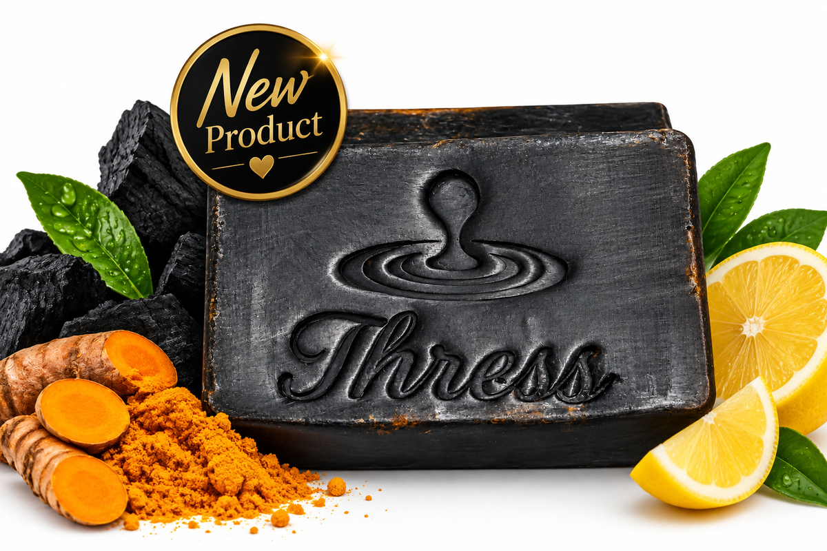 Activated Charcoal & Turmeric Soap Bar – Tea Tree & Lemon 🍋🌿